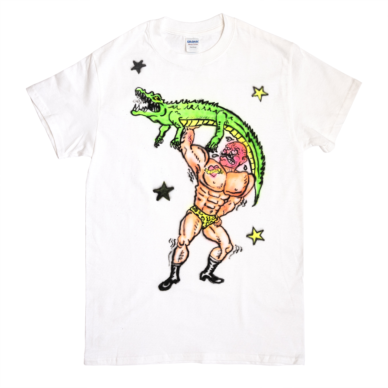 custom airbrushed strongman tee